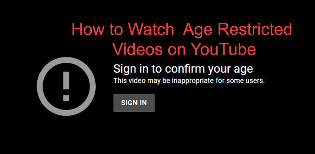 How to Watch Age Restricted Dailymotion Videos