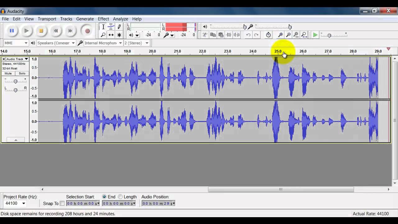 Recording YouTube Videos with Audacity Software