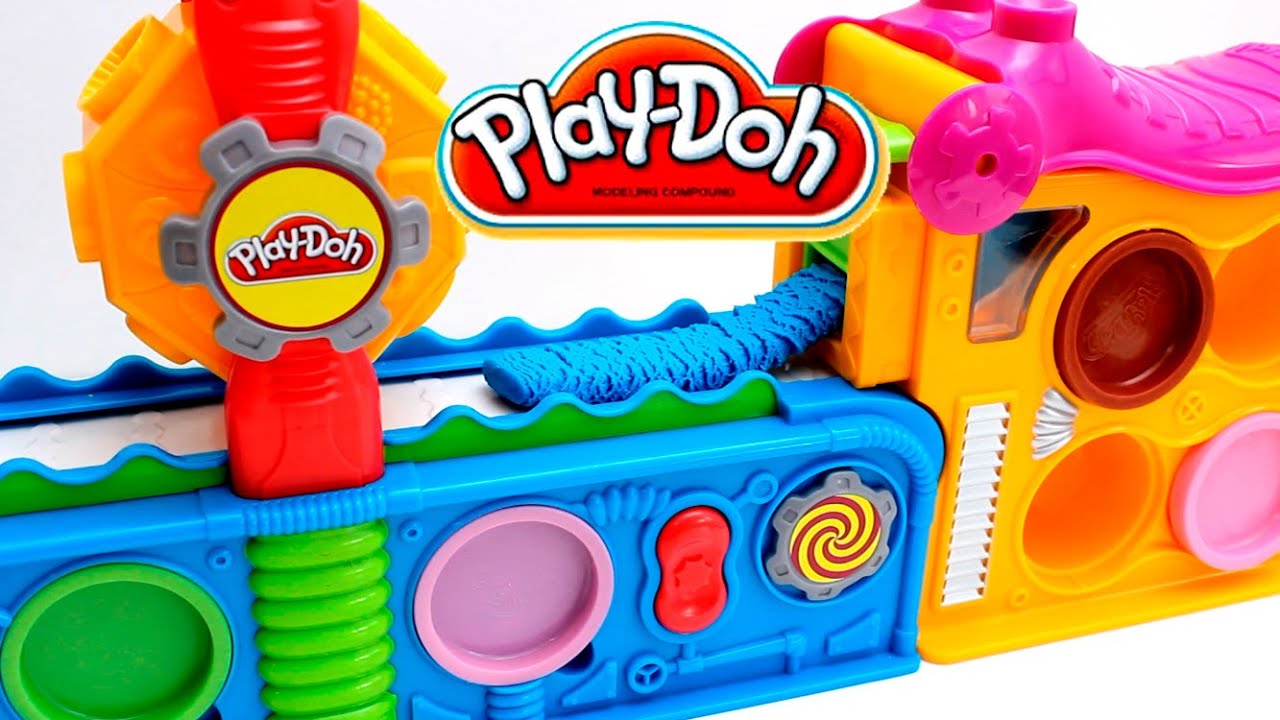 Play Doh Fun Factory Play Doh Mega Fun Factory Play Dough Toy Videos 