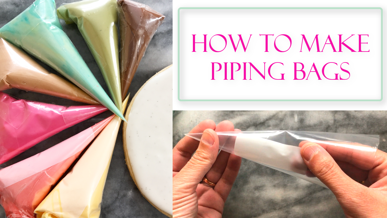 How to make easy piping bags with freezer bags for you icing needs 