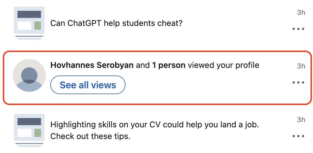 Does LinkedIn show who viewed your profile  Android Authority