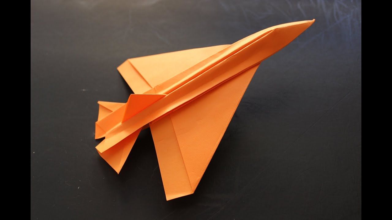 How to make a cool paper plane origami instruction Jet Fighter  Cool 