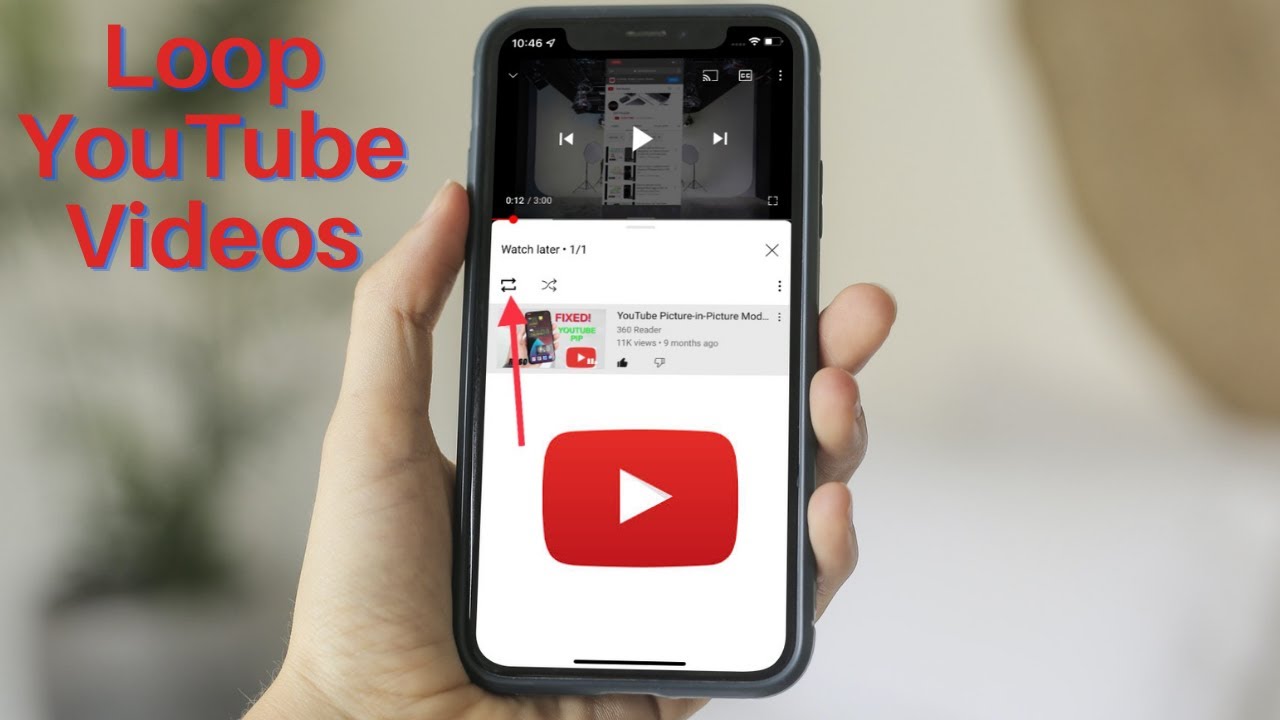 How to Loop YouTube Videos on iPhone and iPad  YouTube