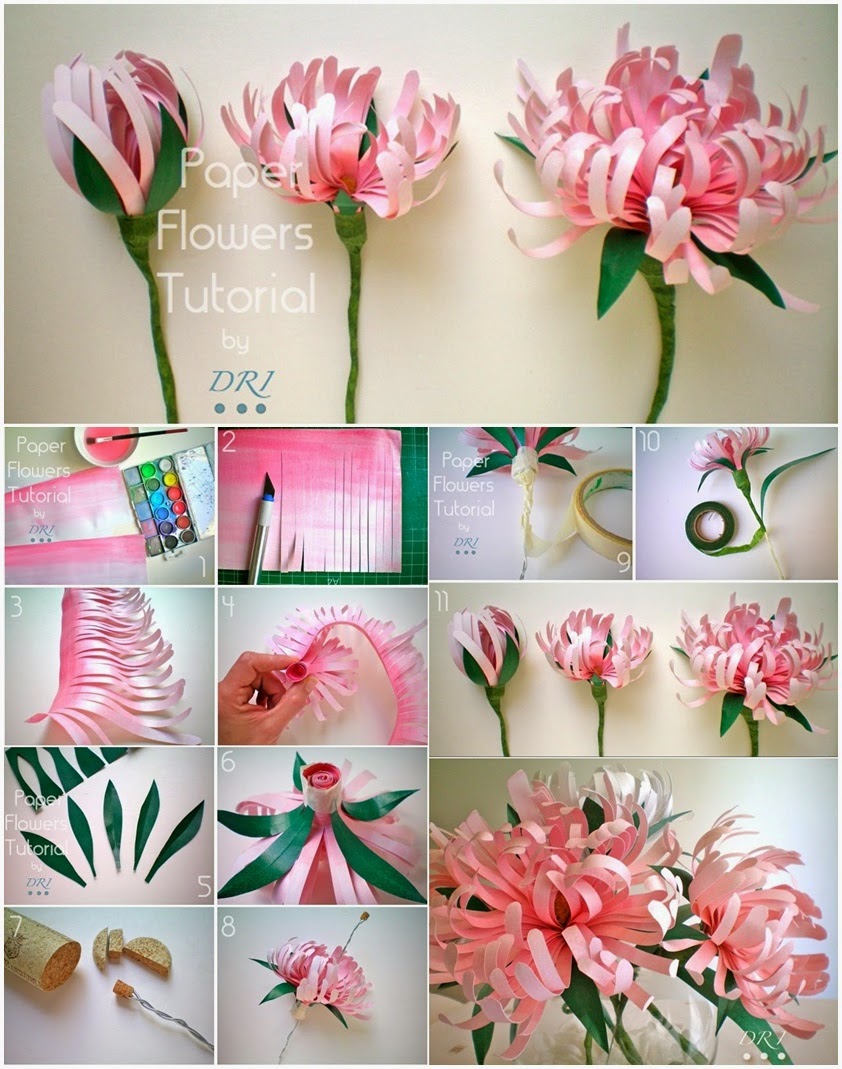 How to Make Paper Flowers at Home