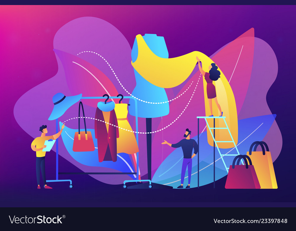 Fashion industry concept Royalty Free Vector Image