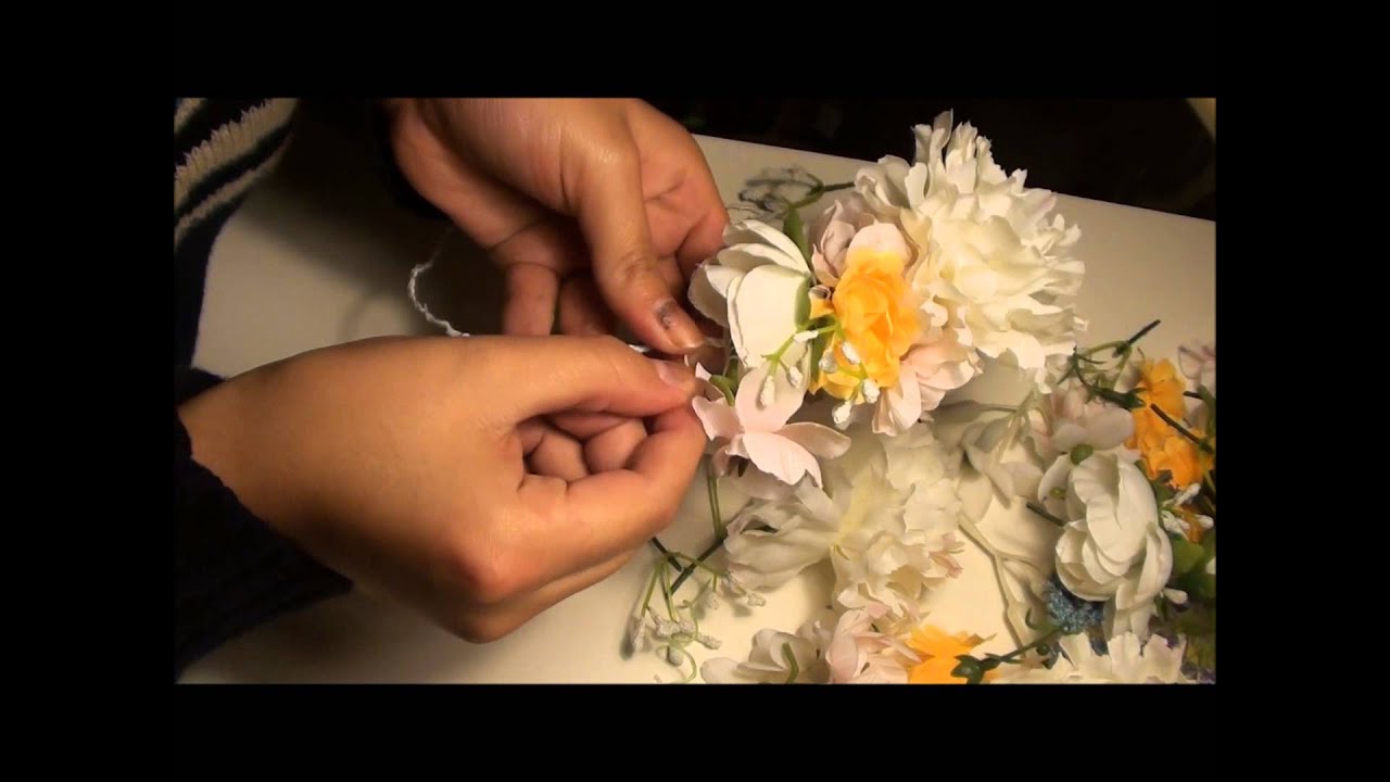 DIY Floral Crown  YouTube