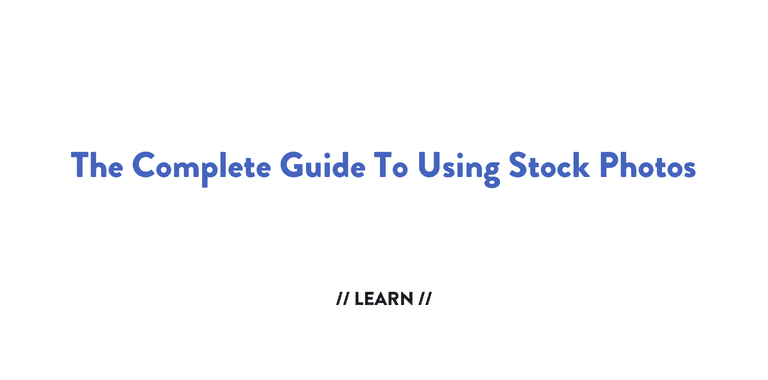 The complete guide to using stock images in marketing VIDEO  Social 