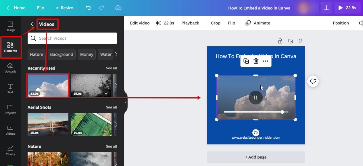 How to Upload Video to Canva from YouTube