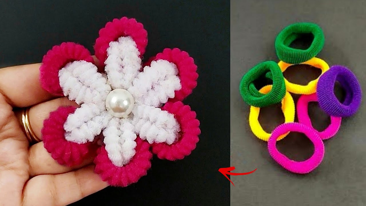 Creating Beautiful Flower Hair Bands on Dailymotion