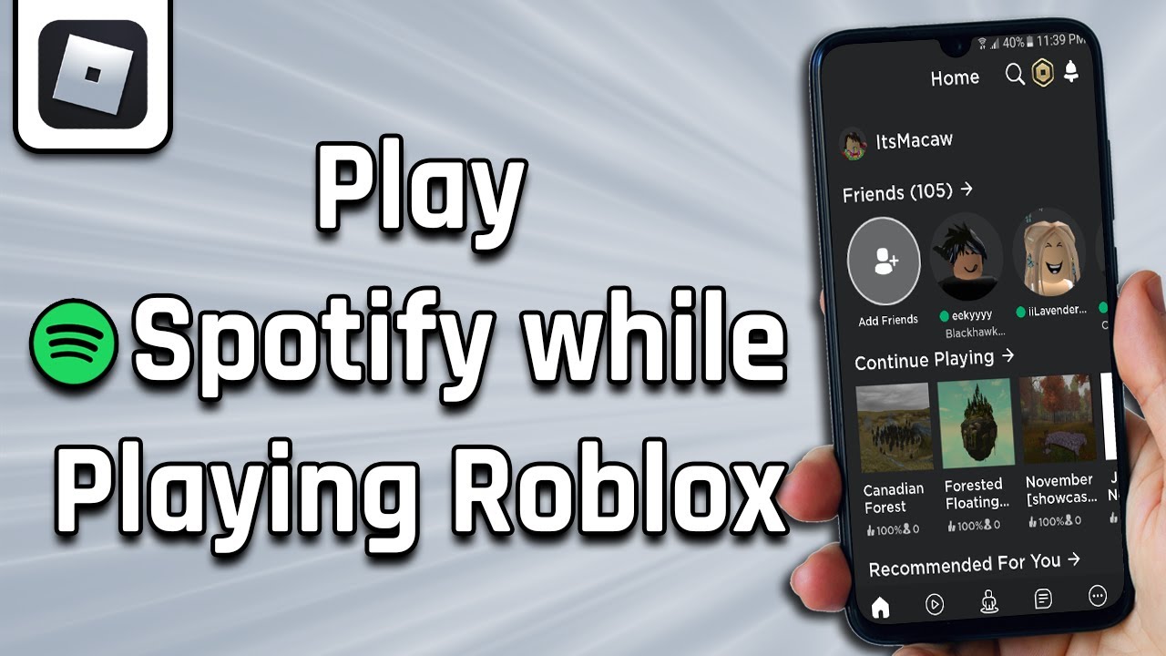 How To Play Spotify While Playing Roblox easy  YouTube