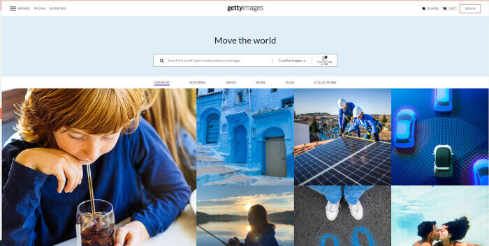 Searching Getty Images by Photographer for Optimal Results