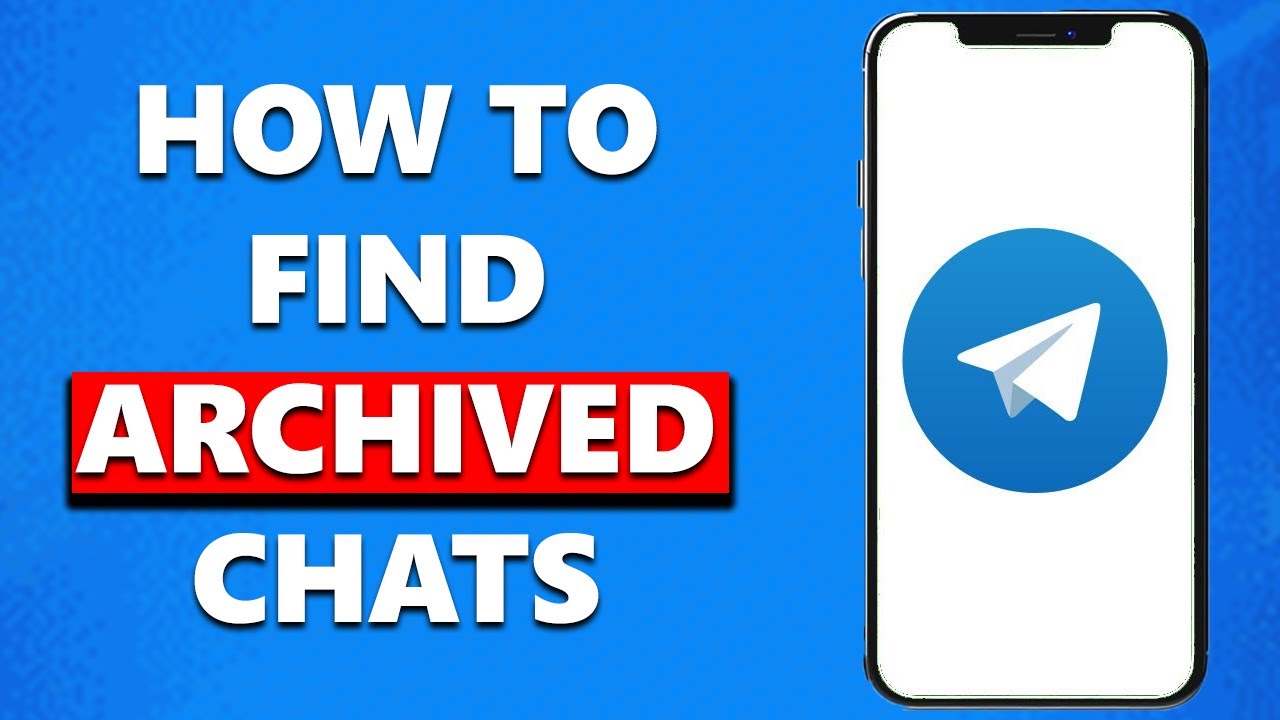 How to Find Archived Chats on Telegram Latest Update  YouTube