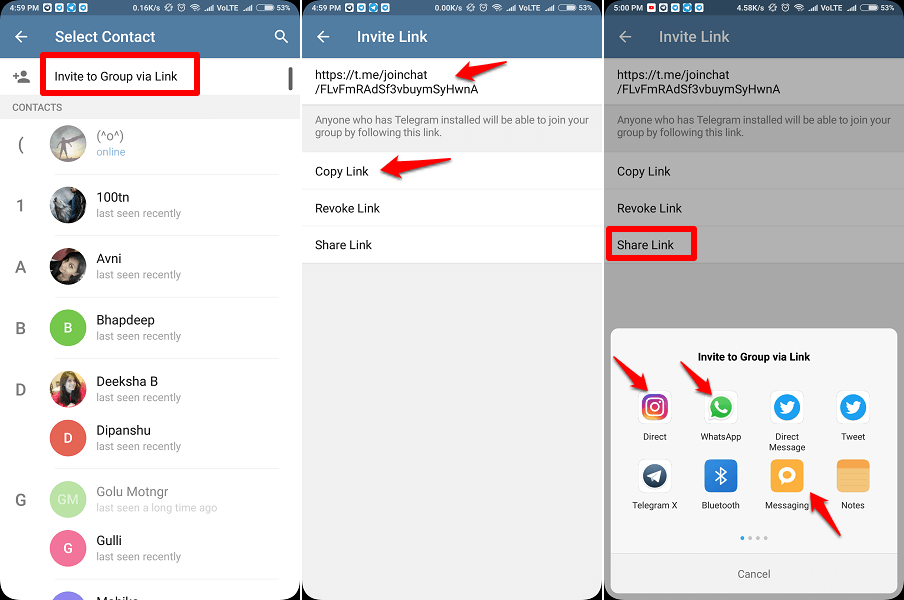 How To Get Telegram Group Link To Share In 2023  TechUntold