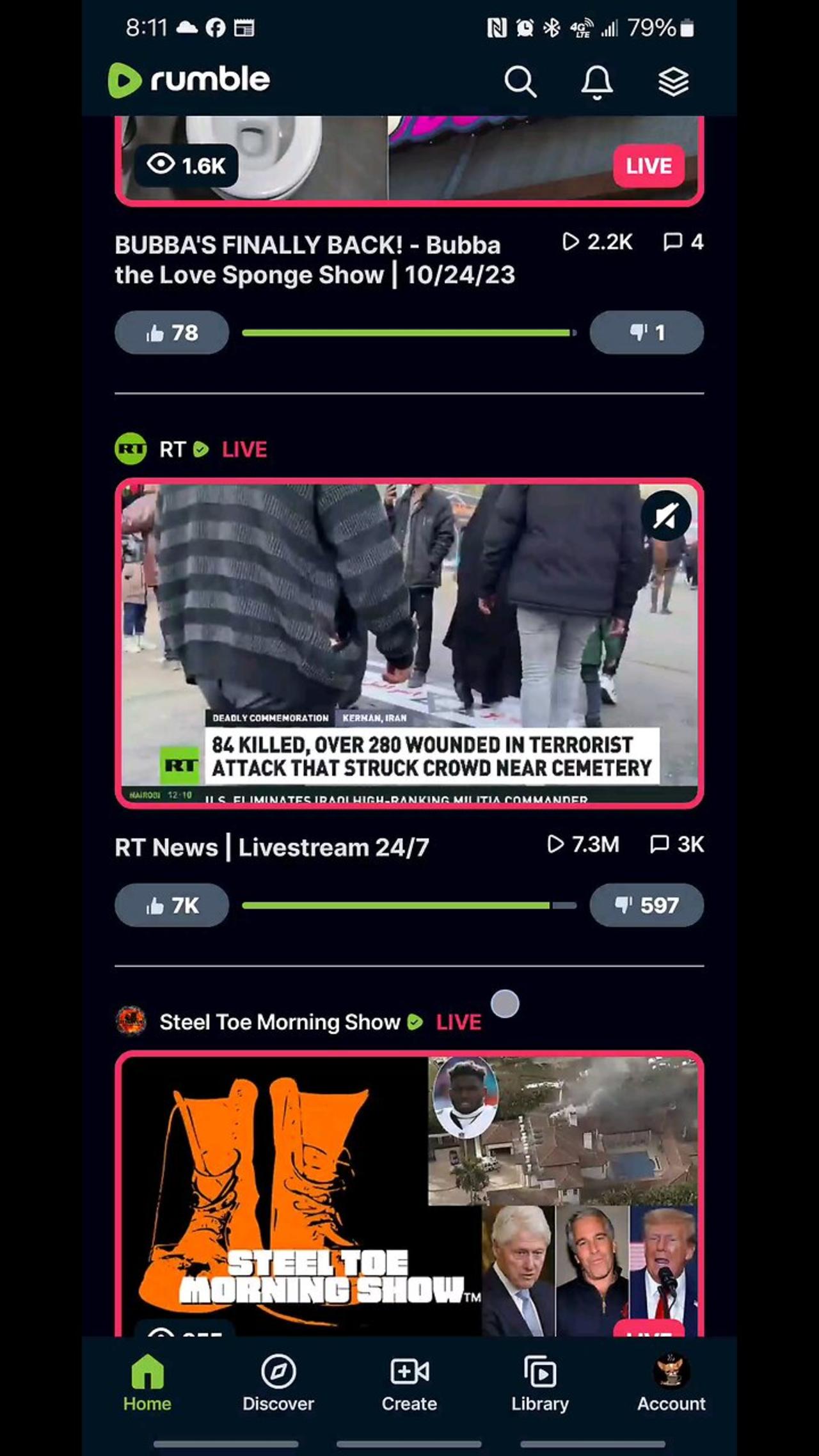 Changing Steaming quality on the Rumble App  One News Page VIDEO