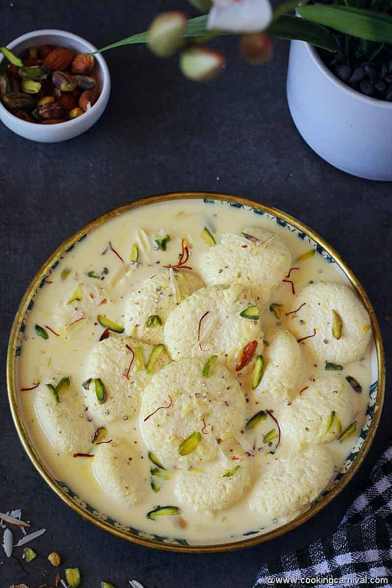 Rasmalai Recipe Important Tips to get soft Ras Malai  Cooking Carnival