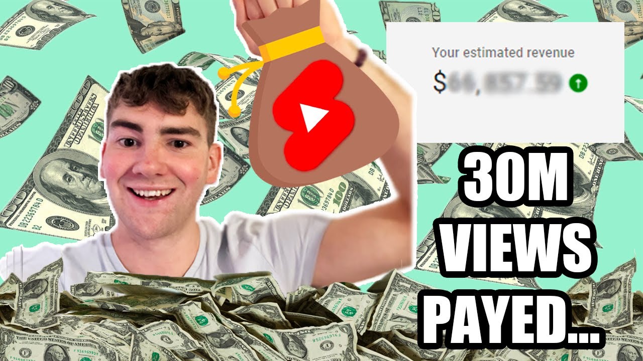 HOW MUCH YOUTUBE PAYED ME FOR 30 MILLION VIEWS IN ONE MONTH  YouTube