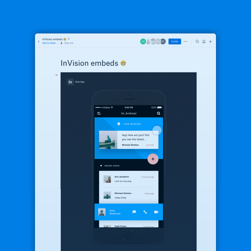 How to Embed an InVision Prototype in Behance