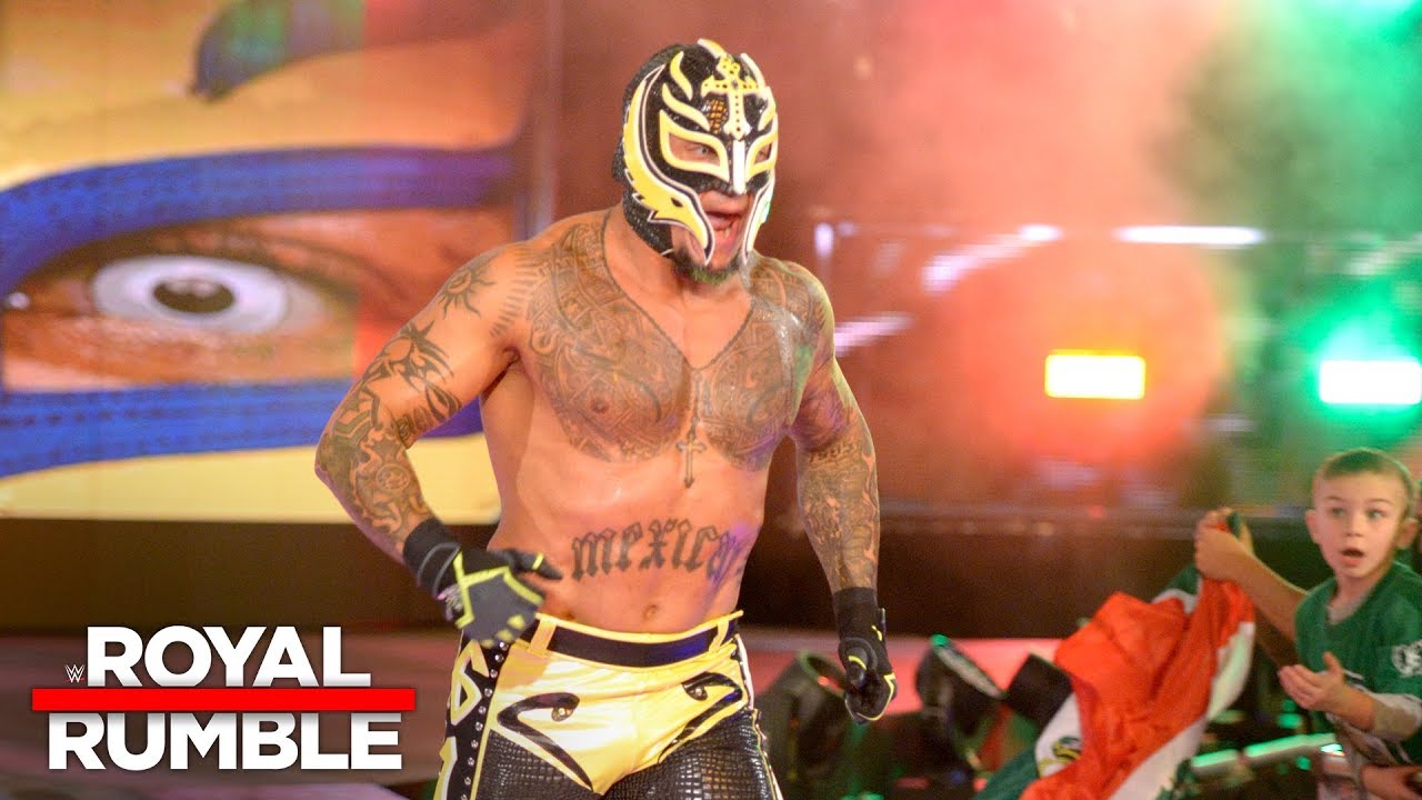 Rey Mysterio makes a shocking return in the Royal Rumble Match Royal 