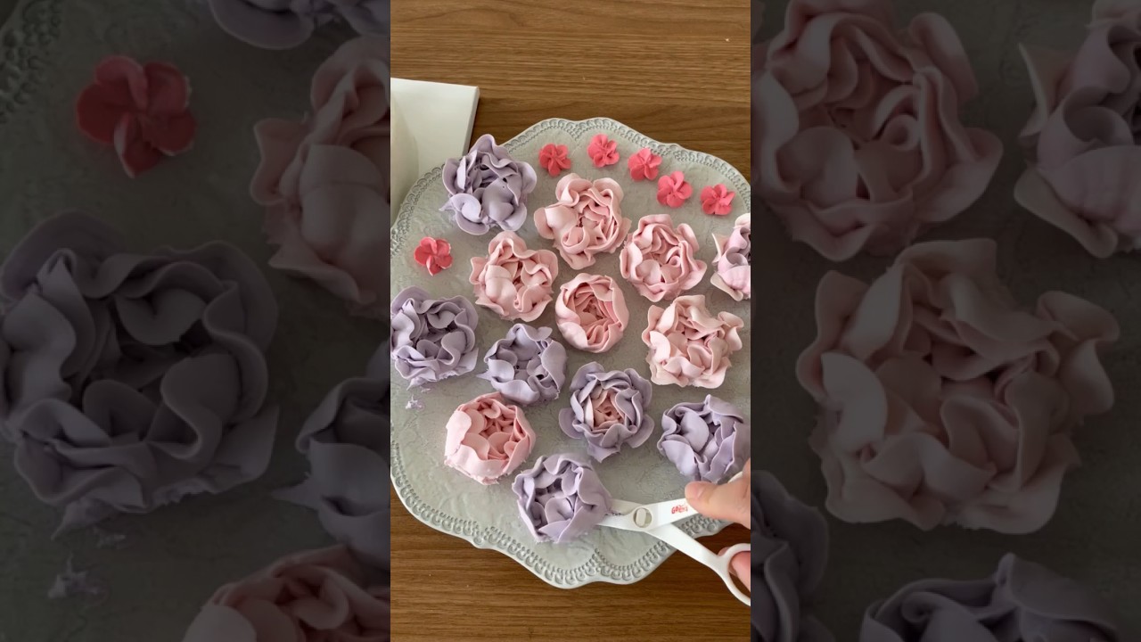 How to make flower cake cake  YouTube