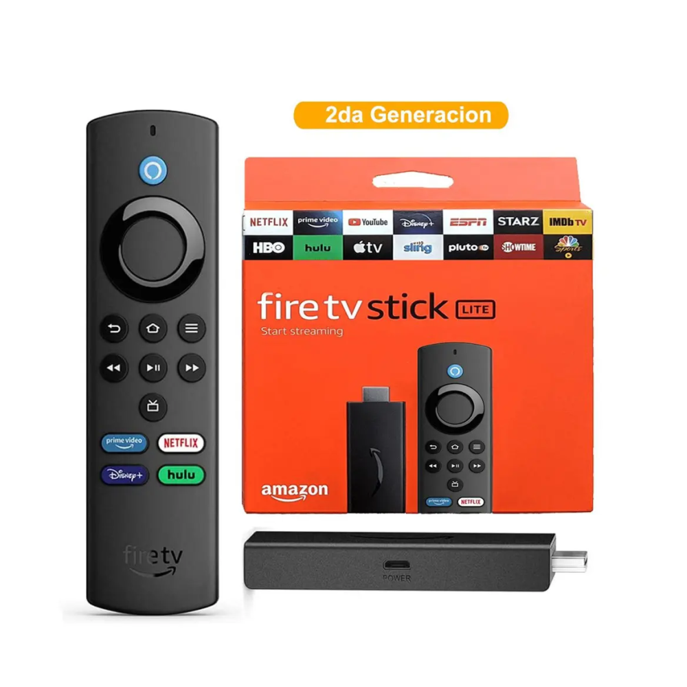 AMAZON FIRE TV STICK LITE 1080p QC STREAMING ALEXA VOICE