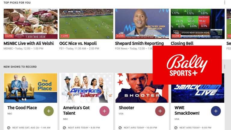 Adding Bally Sports to Your YouTube TV Subscription