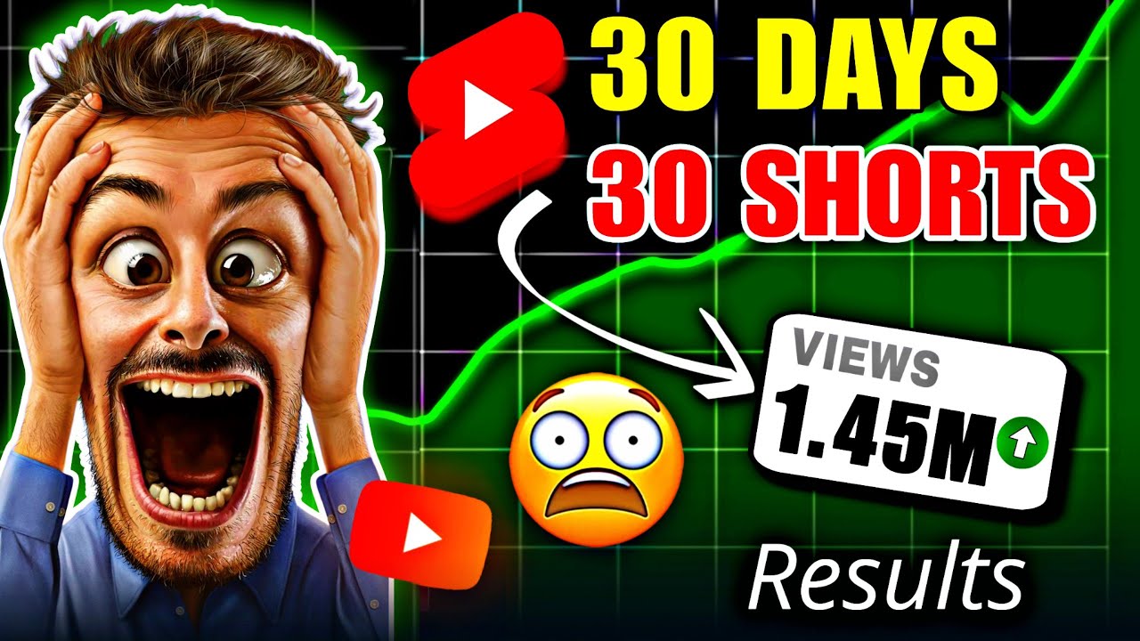 I tried 30 days 30 YouTube Shorts Challenge  Here the Result   YouTube