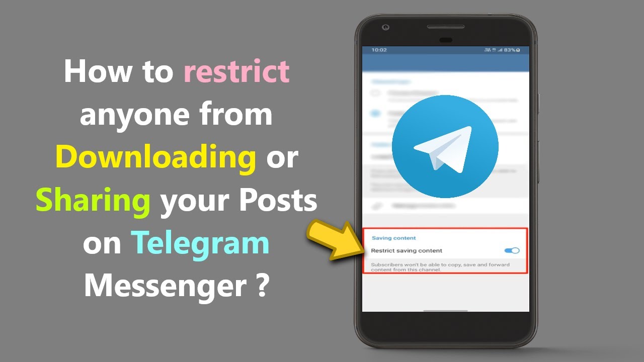 How to restrict anyone from Downloading or Sharing your Posts on