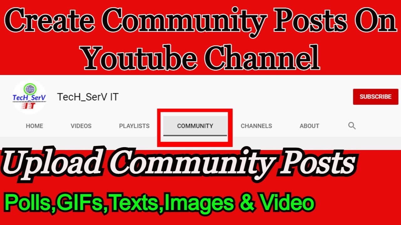 How to Create Posts on Youtube  YouTube Community Tab  YouTube