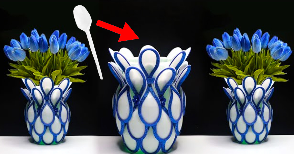 Creating a Beautiful Flower Vase from a Recycled Plastic Bottle