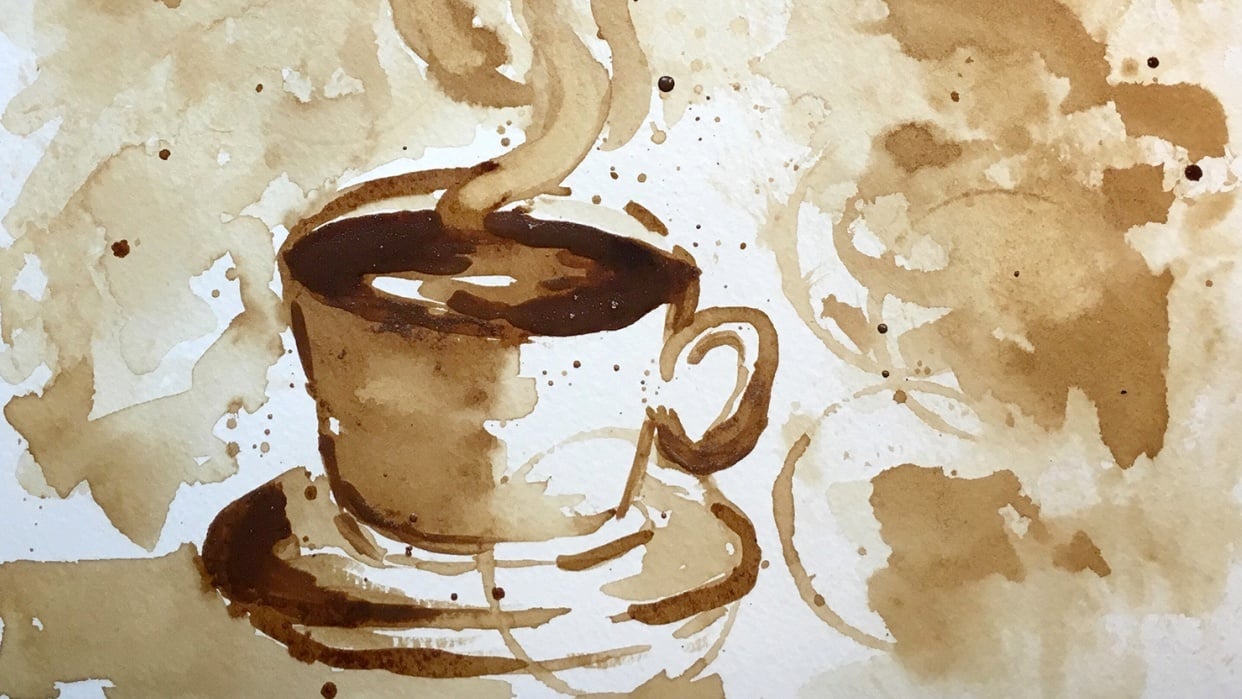 Coffee Painting For Beginners