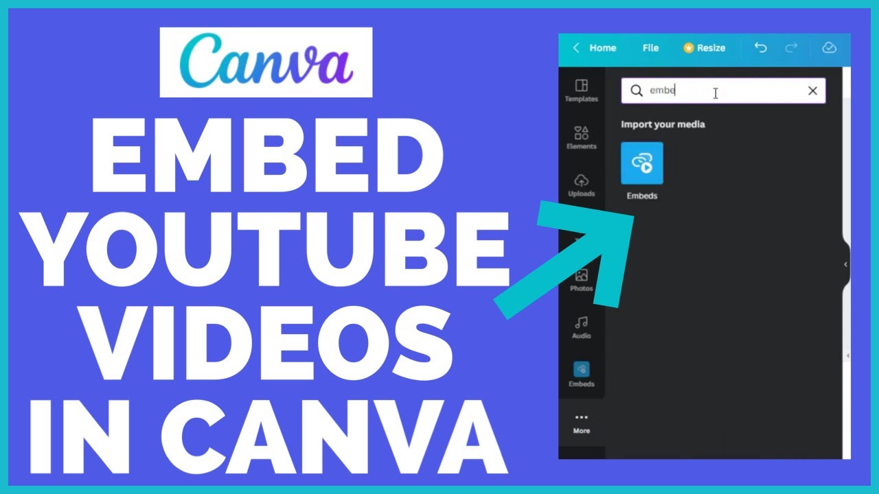 How to Insert  Embed YouTube Video In Canva 2022  YouTube