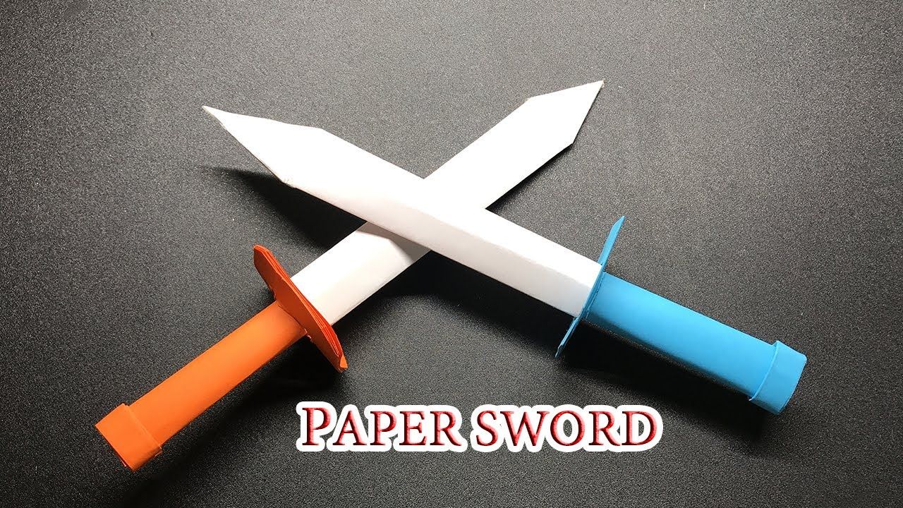 7Easy Papercraft Sword  Jaysdump