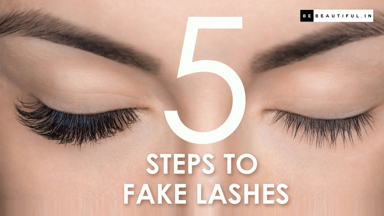 How to Apply Artificial Eyelashes for Beginners