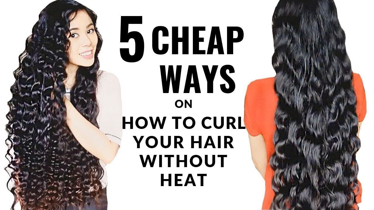 How to Curl Hair Without Heat in 5 Minutes with Easy and Quick Methods