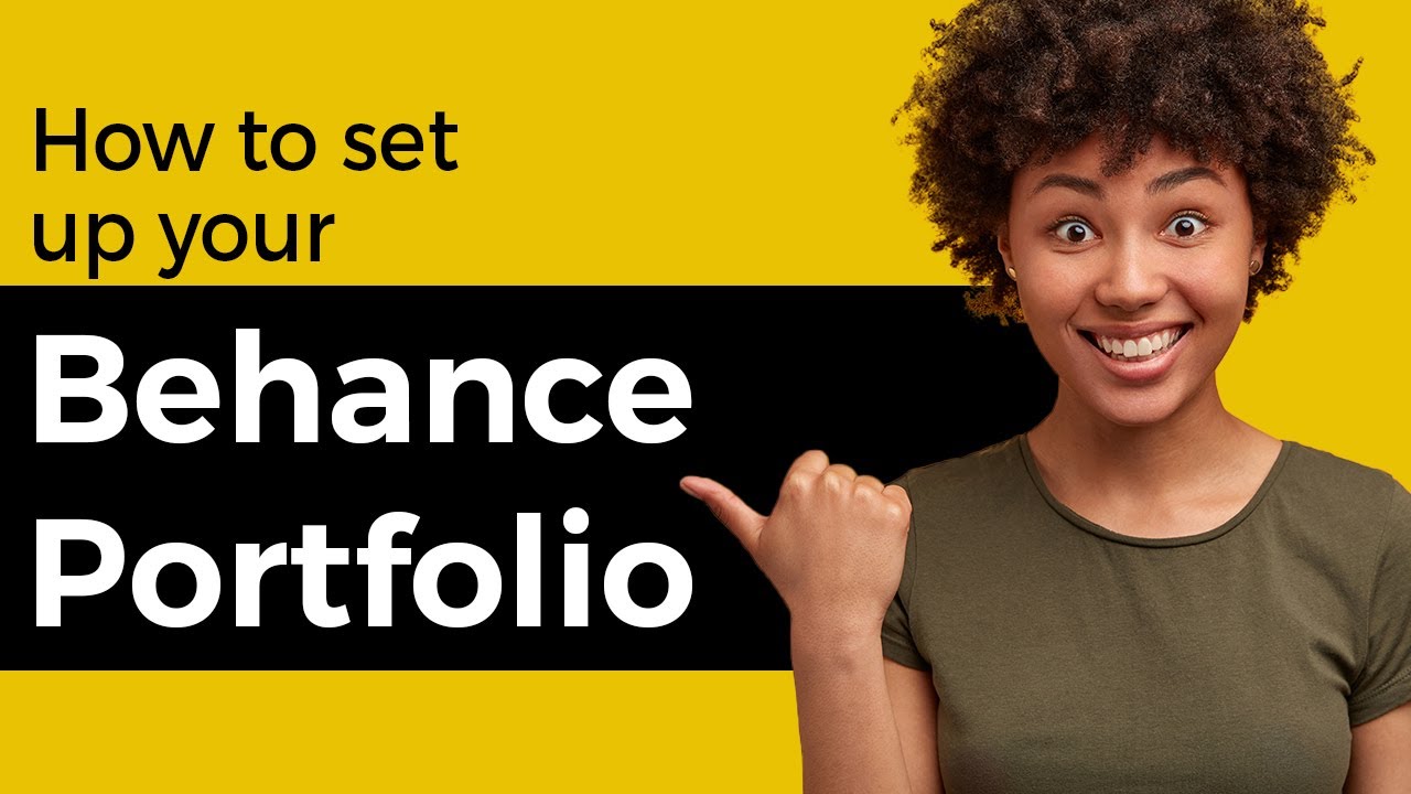 How to set up your Behance portfolio  YouTube