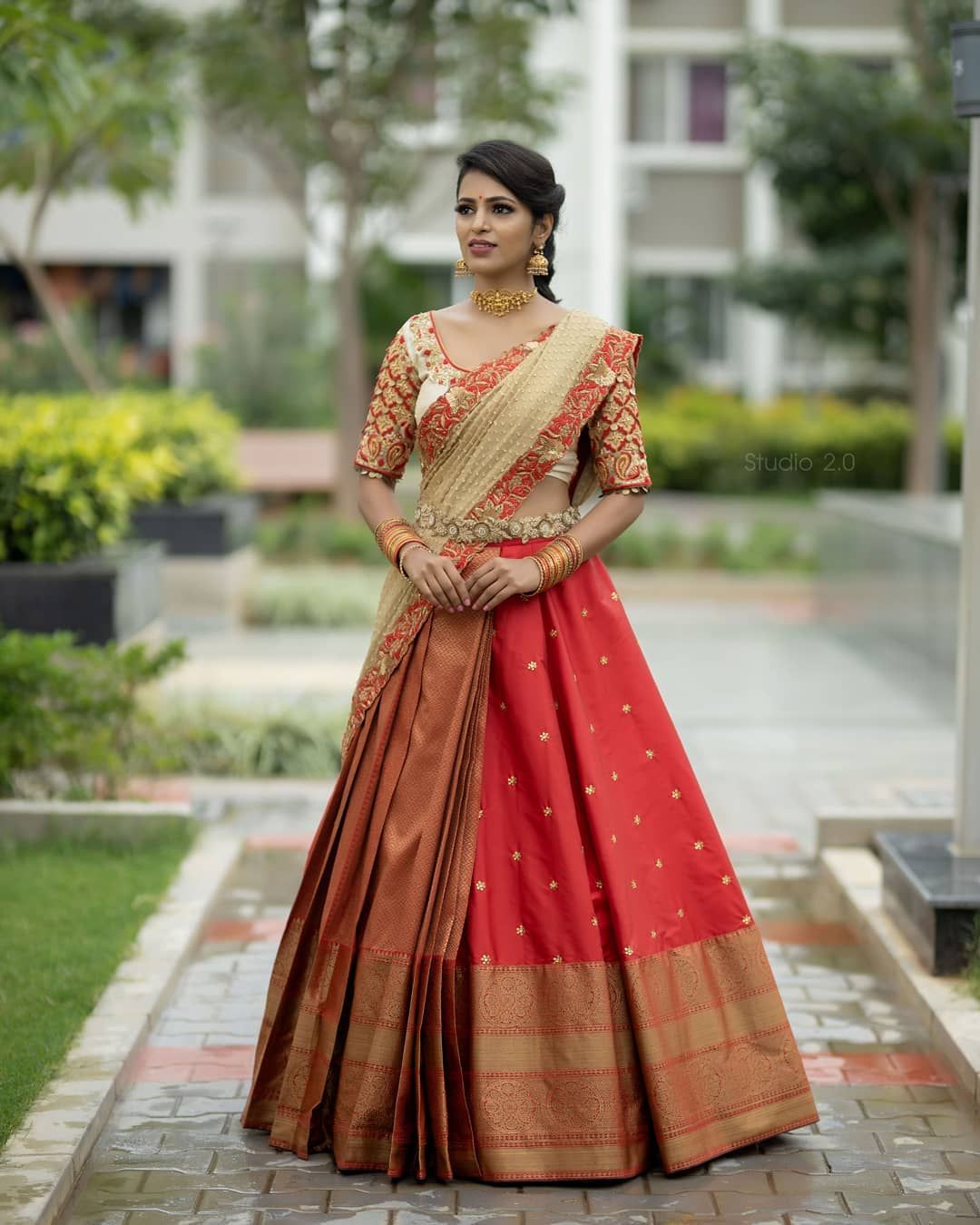 How to Wear Lehenga Saree for Traditional Indian Styling