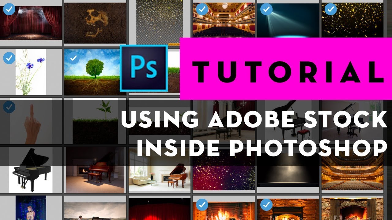 How to use Adobe Stock inside Photoshop TUTORIAL  YouTube