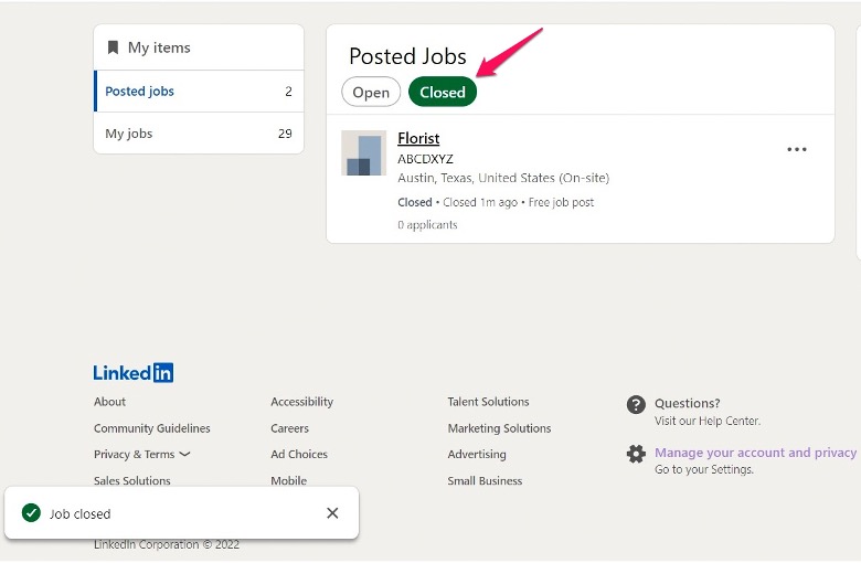 How to Remove Applied Jobs from LinkedIn