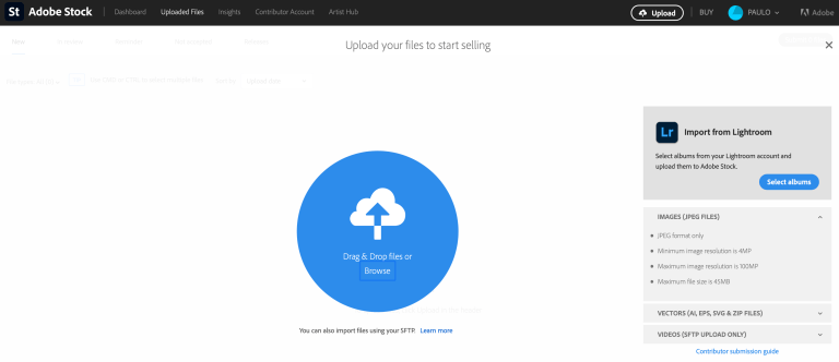 How to Upload Adobe Stock Using Windows Explorer