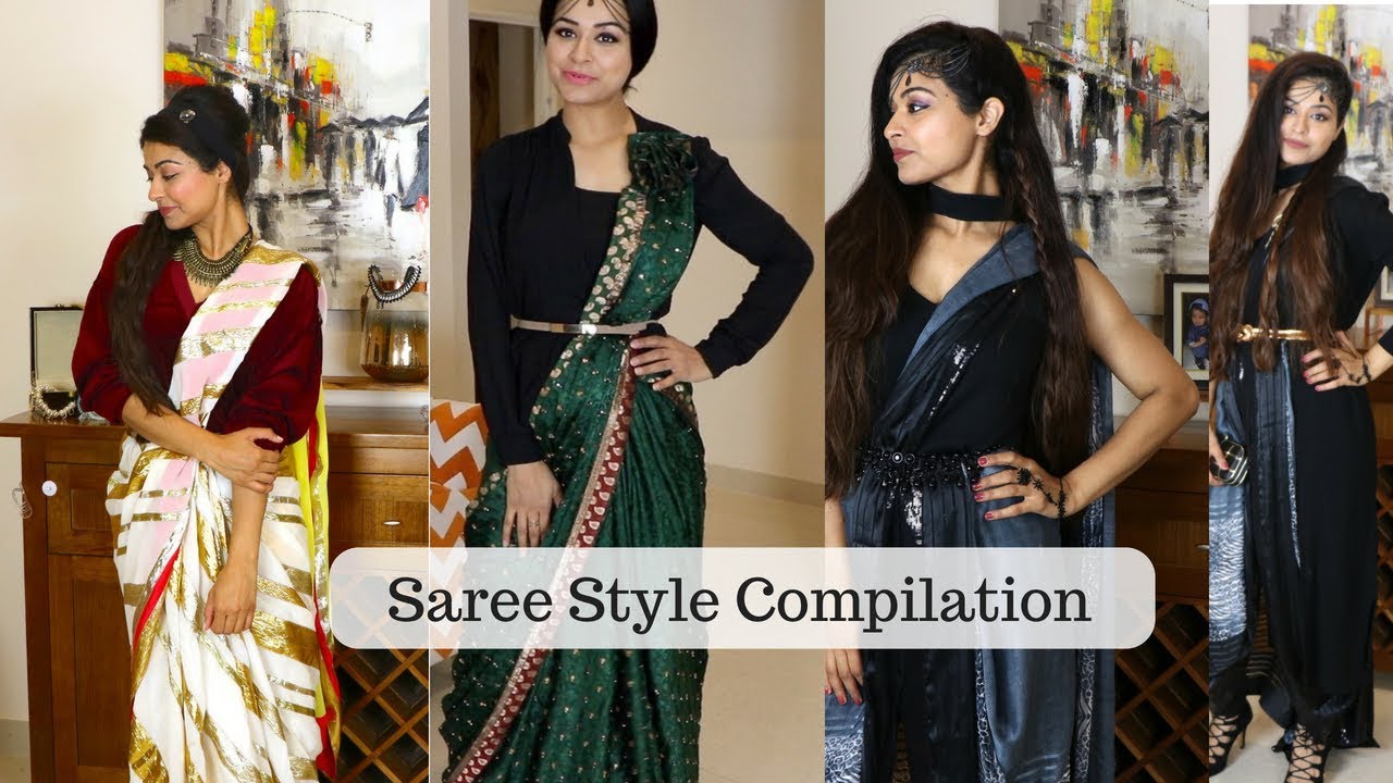 Stylish Ways to Wear Net Saree on Dailymotion