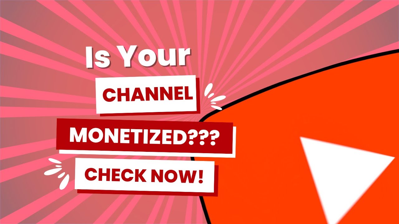 How to Check if Your YouTube Channel is Monetized or not  YouTube Tips 