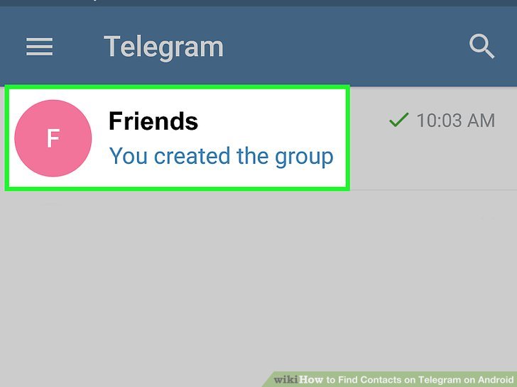 4 Ways to Find Contacts on Telegram on Android  wikiHow