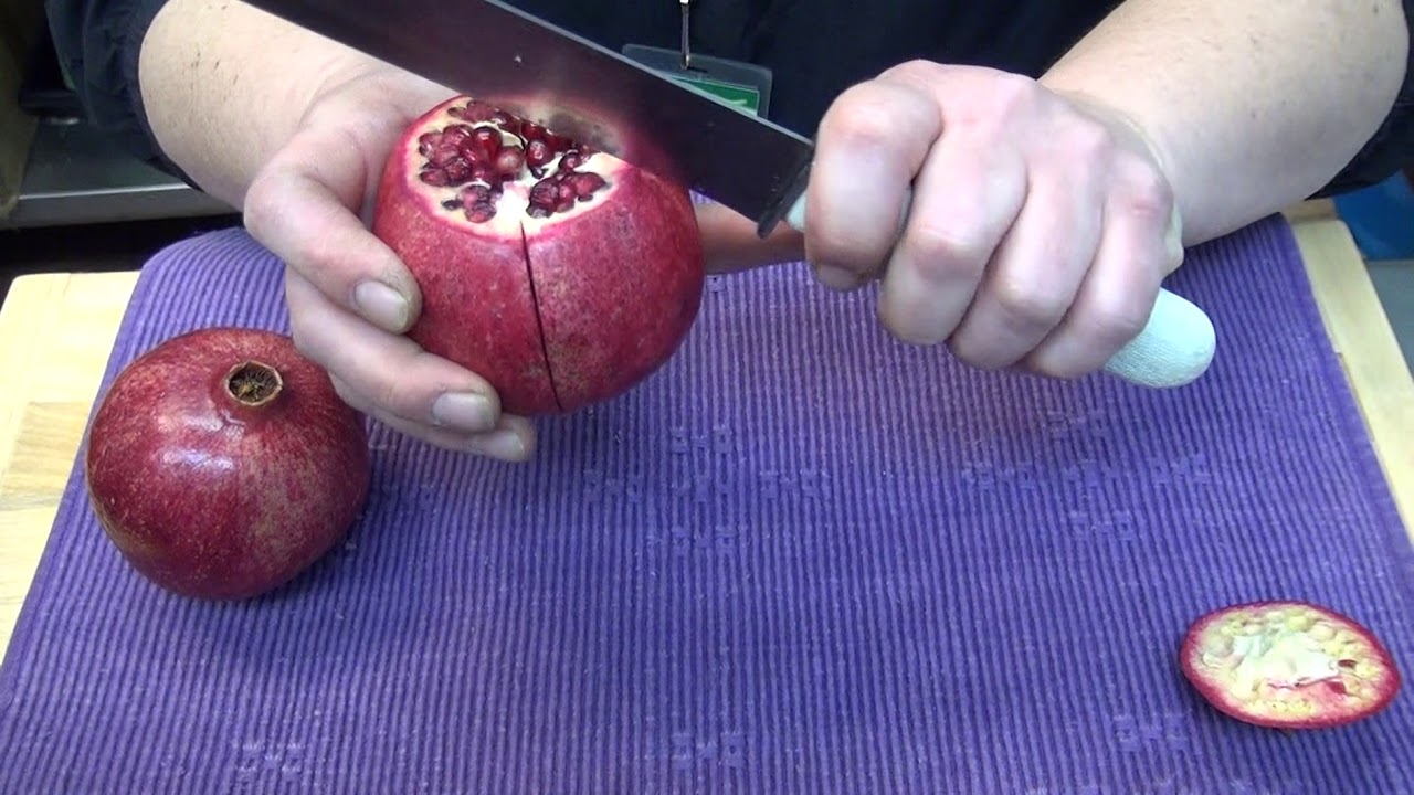 How to peel a pomegranate  YouTube