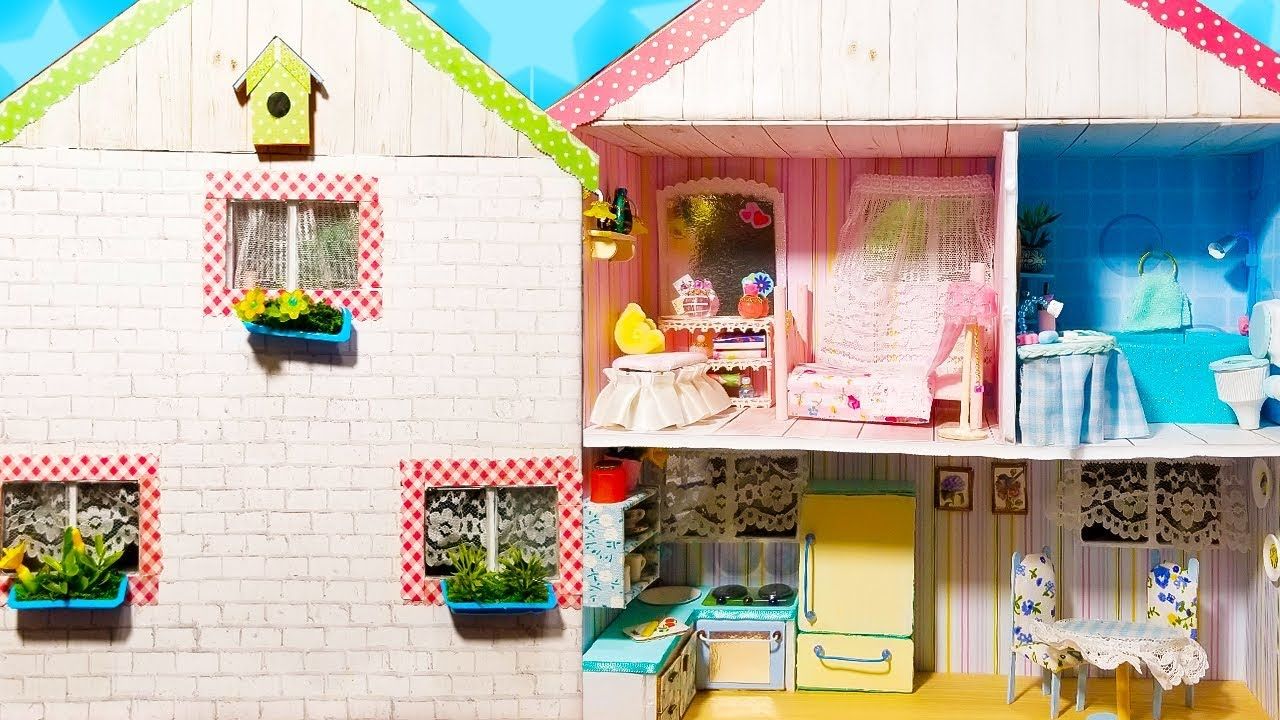 DIY Miniature Dollhouse in a Shoebox not a kit  Doll house 