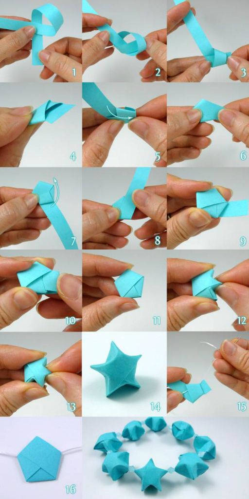 Easy Origami Tutorial for Making a Star with Paper