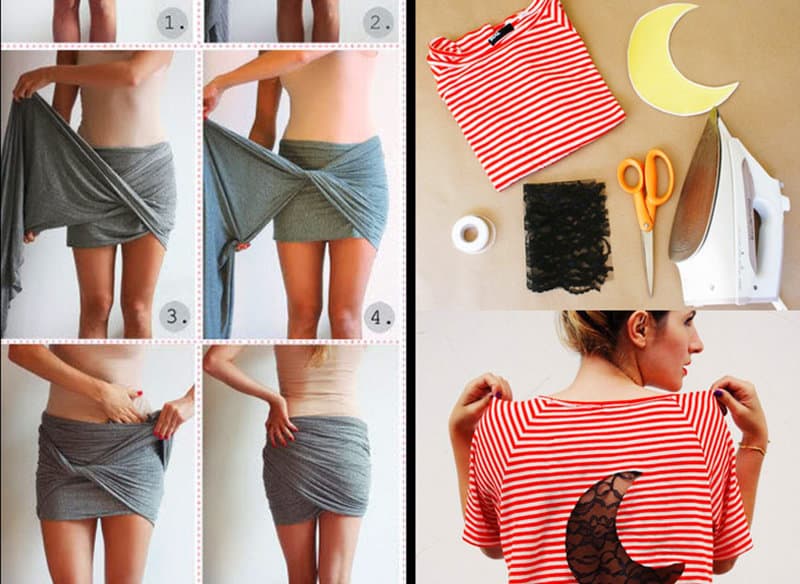 10 Easy And NoSew DIY Clothing Ideas  Wirally