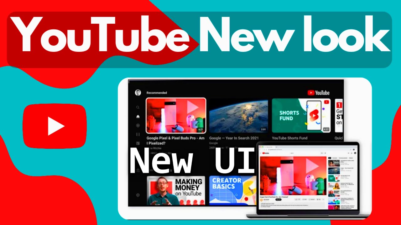 YouTube New UI Design  YouTube New layout Update 2023  YouTube