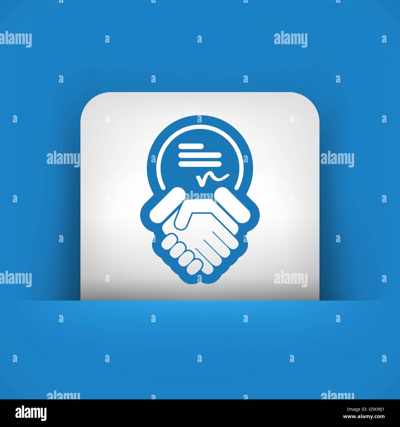 Sign on agreement document Stock Vector Image  Art  Alamy