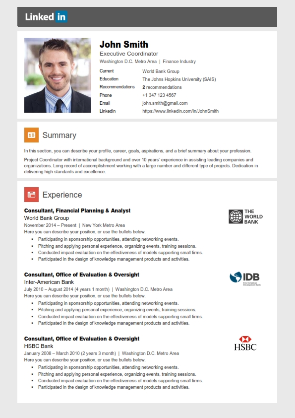 Incorporating Your LinkedIn Profile into Your Resume Like a Pro