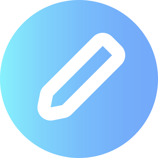 Edit button Generic Flat Gradient icon